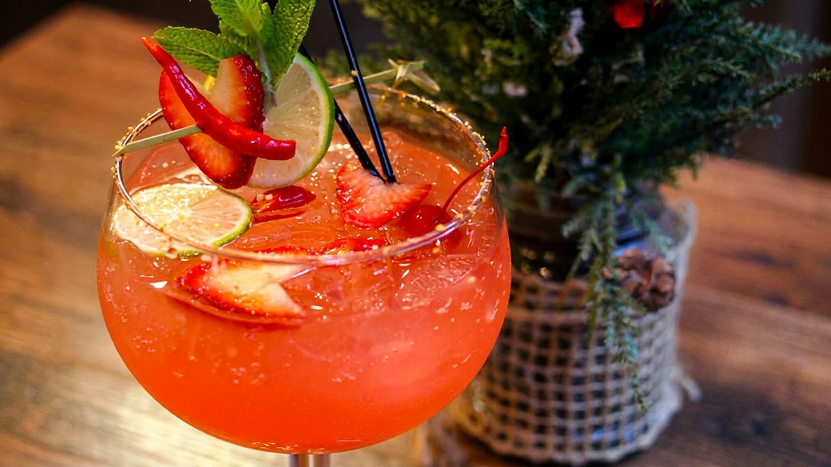 Handcrafted cocktails