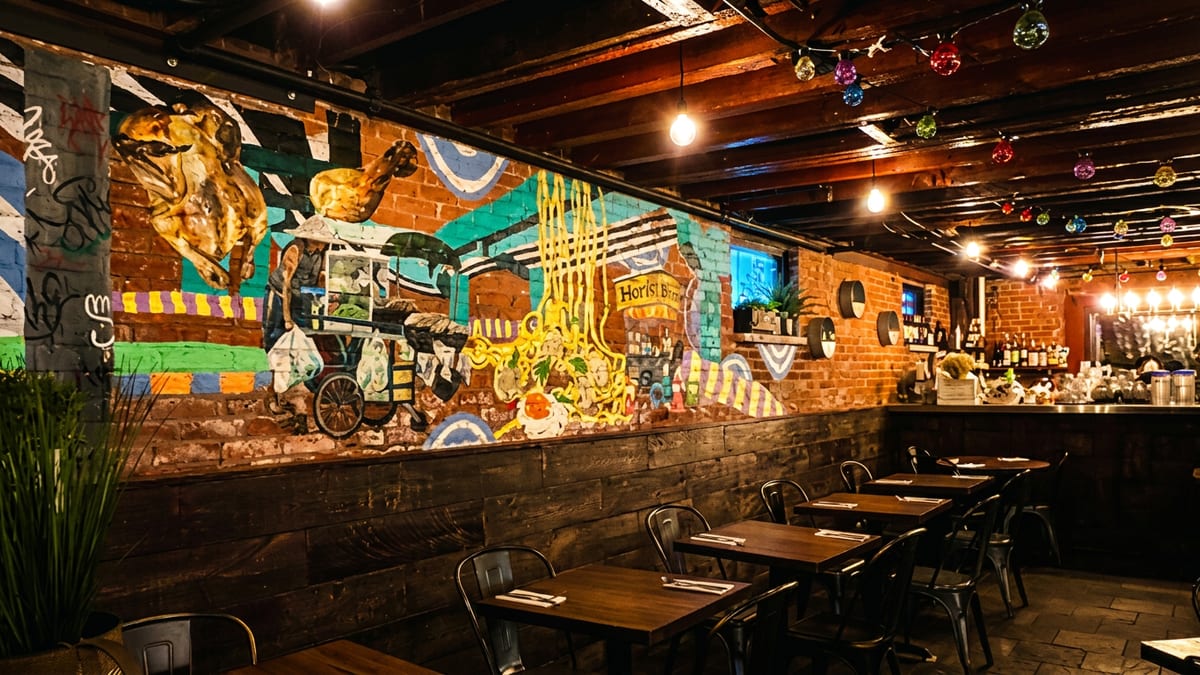 Food, drinks, and the underground room