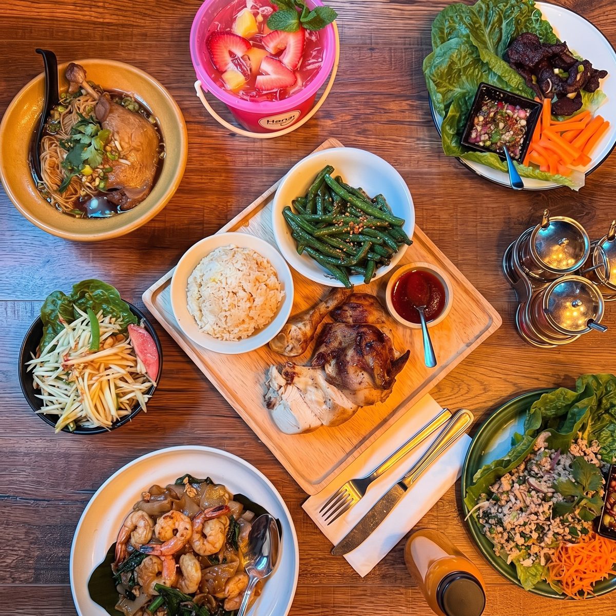 Food, Drinks, and the Underground Room